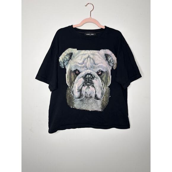 Homme Femme Black Tee Shirt - Picture 1 of 3